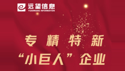 喜報|遠望信息榮獲國家級專(zhuān)精特新“小巨人”企業(yè)稱(chēng)號
