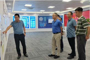 重慶市江北區委網(wǎng)信辦、區大數據應用發(fā)展管理局領(lǐng)導調研考察遠望信息