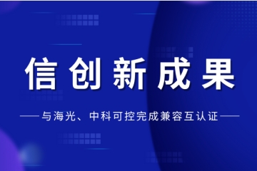 信創(chuàng  )新成果|遠望信息多款產(chǎn)品與海光、中科可控完成兼容互認證